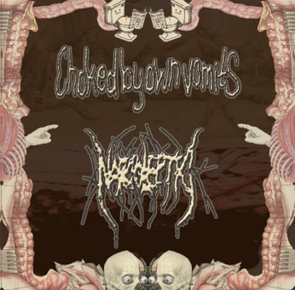 CHOKED BY OWN VOMITS/NARCOLEPTIC - Split CD