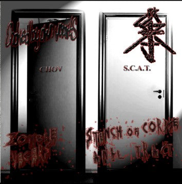 CHOKED BY OWN VOMITS / S.C.A.T. - split - CD