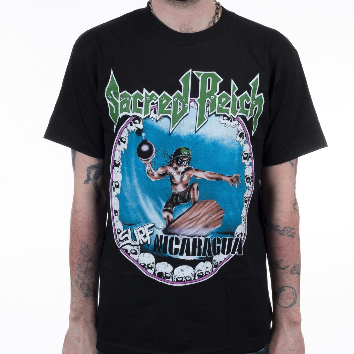 SACRED REICH - Surf Nicaragua - Camiseta