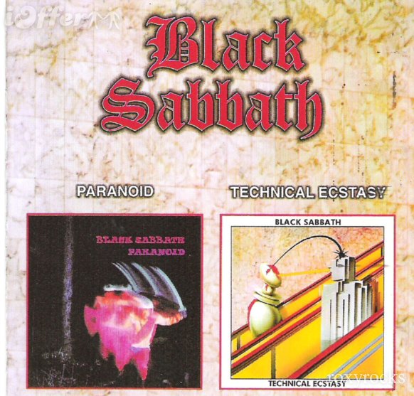 BLACK SABBATH - PARANOID/TECHNICAL ECSTASY -CD