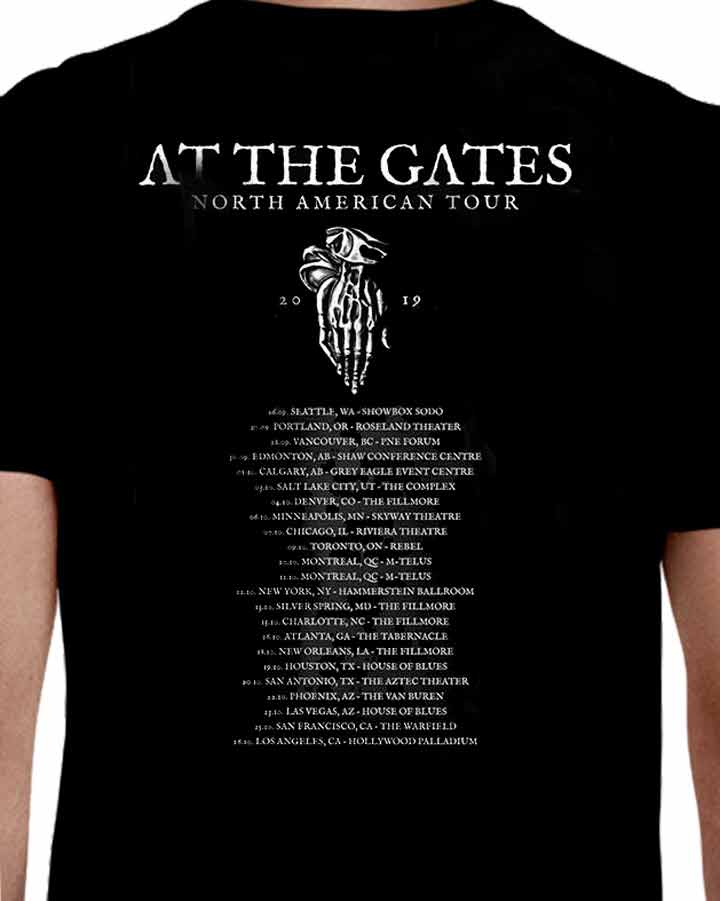 AT THE GATES - Mummy Tour 2019 - Camiseta