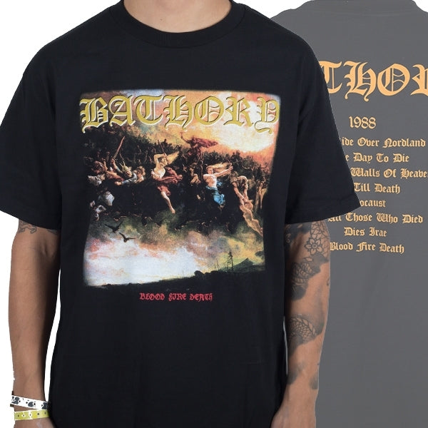 BATHORY - Blood Fire Death - Camiseta-S