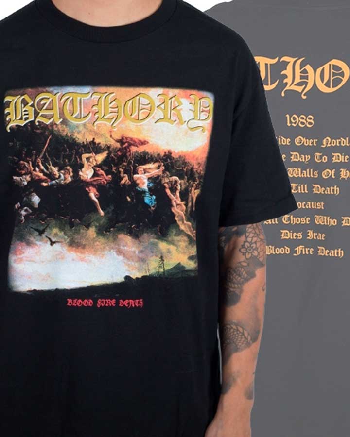 BATHORY - Blood Fire Death - Camiseta