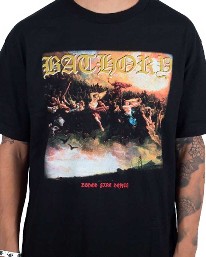 BATHORY - Blood Fire Death - Camiseta