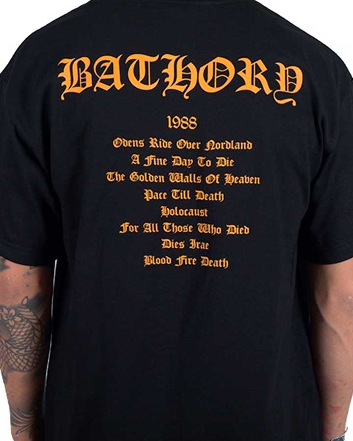 BATHORY - Blood Fire Death - Camiseta