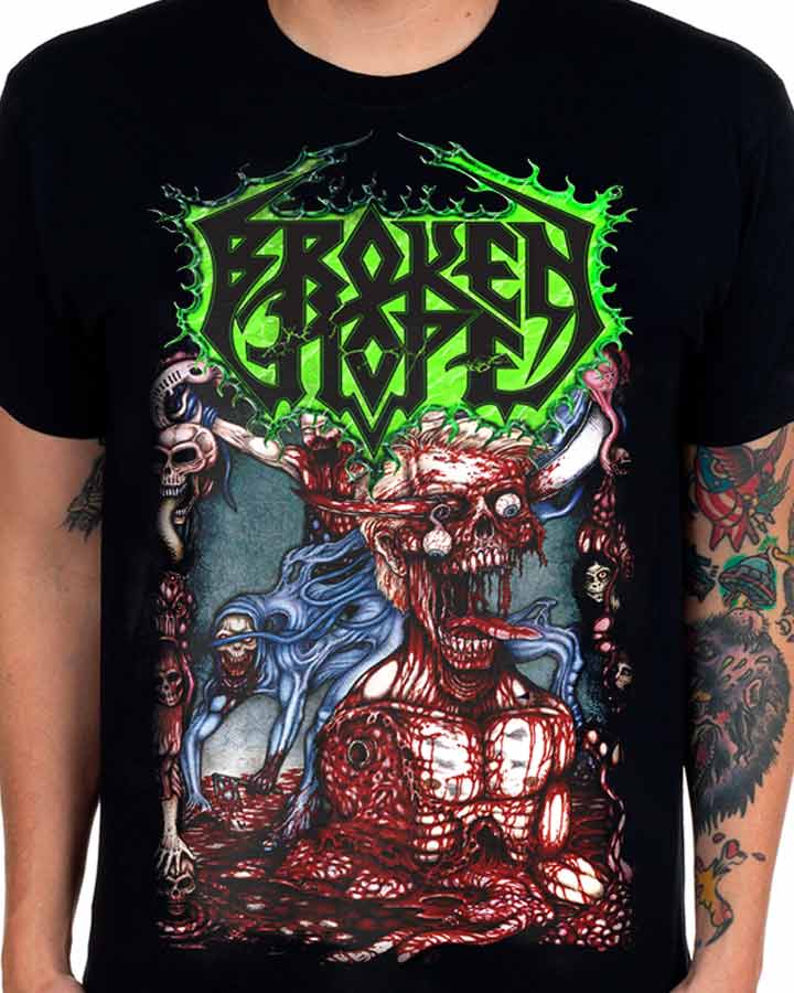 BROKEN HOPE -  Swamped in Gore - Camiseta