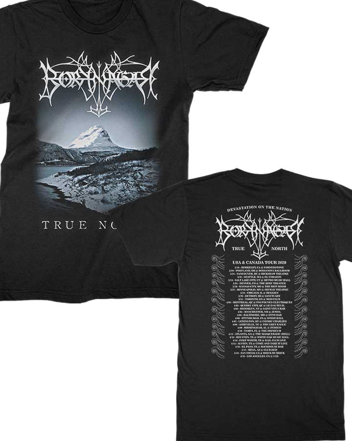BORKNAGAR - True North Dates - Camiseta