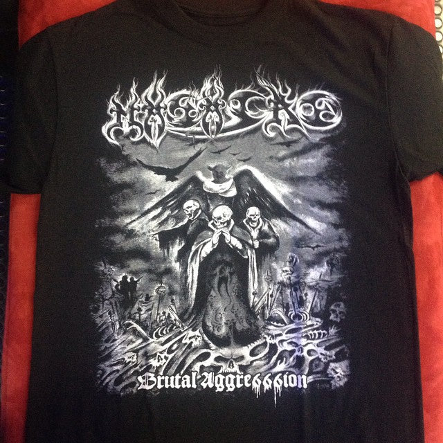 MASACRE - Brutal Agre666ion Camiseta