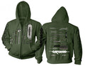 CARCASS - Tools Logo Olive Zip Hoodie