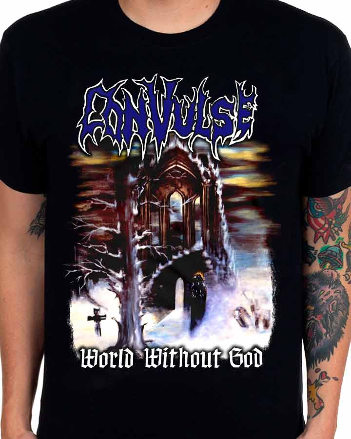 CONVULSE - World Without God - Camiseta