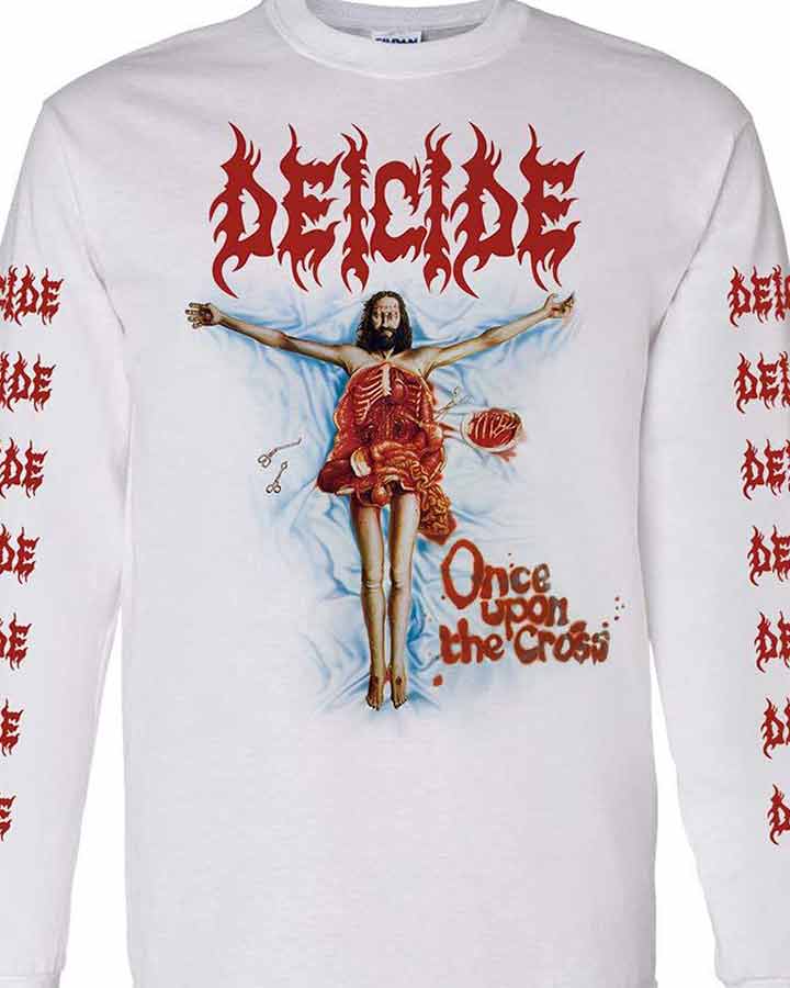 DEICIDE - Once Upon the Cross Blanco - Buzo