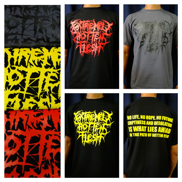 EXTREMELY ROTTEN FLESH - Logo No Life - Camiseta