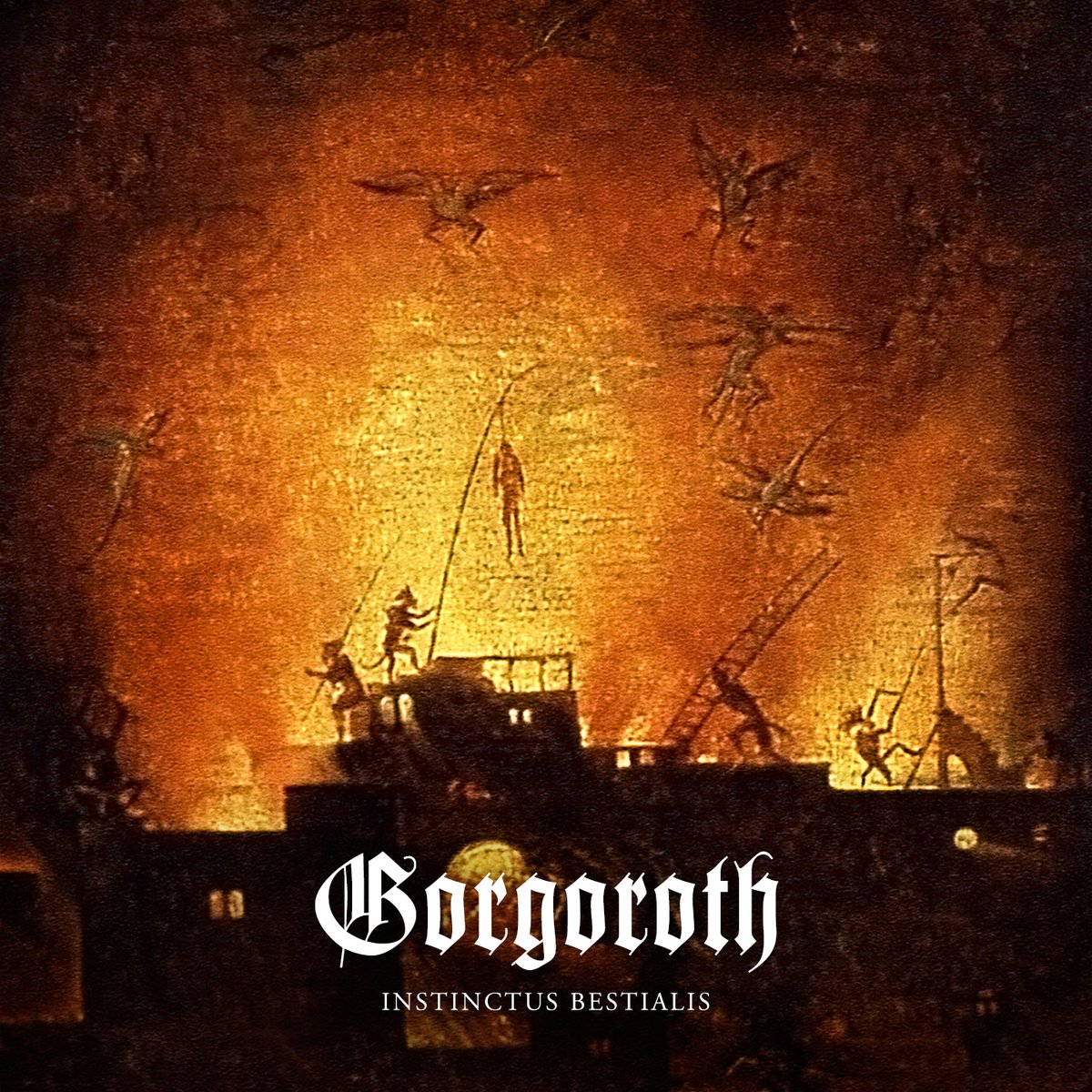 GORGOROTH – Instinctus Bestialis naranja – LP (portada)