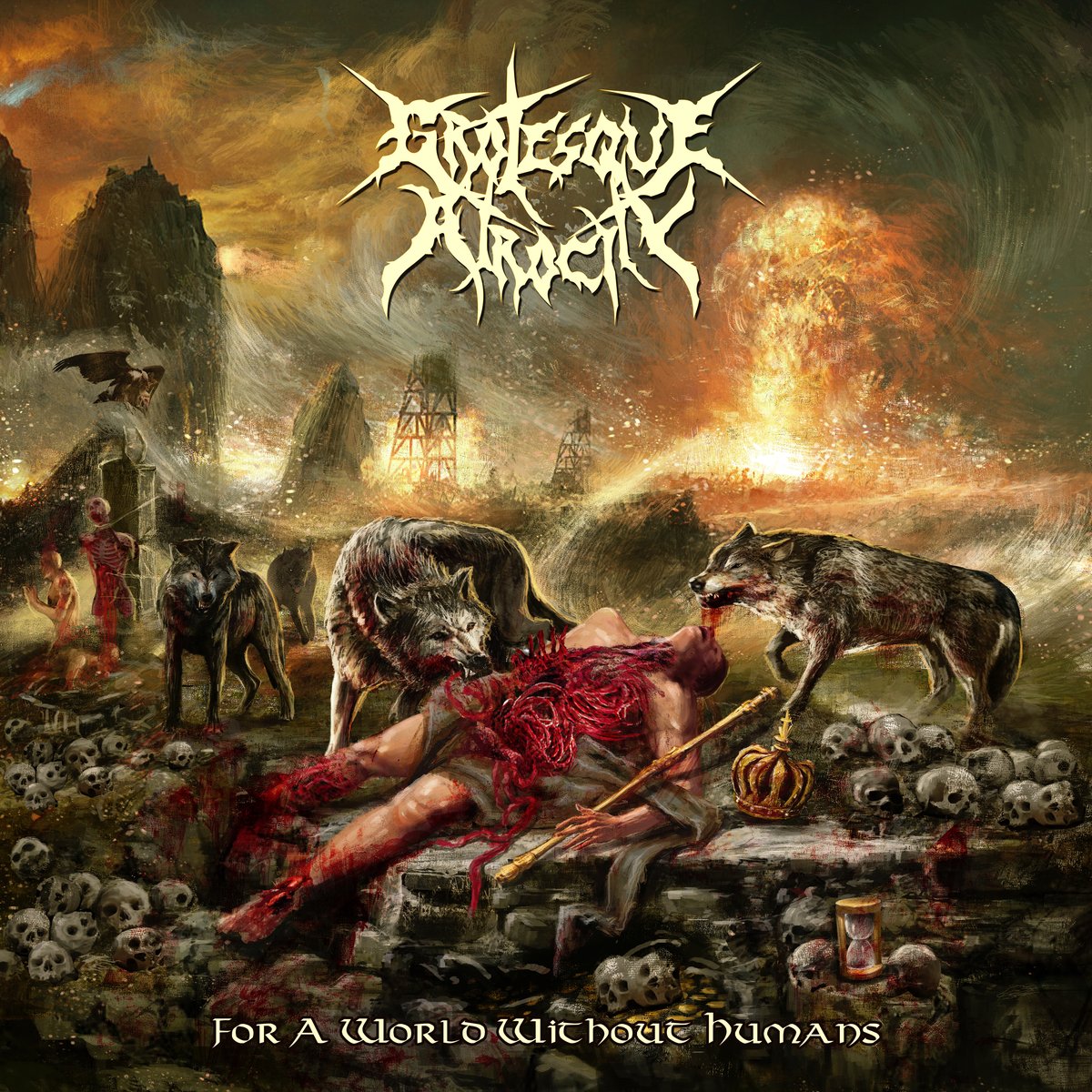 GROTESQUE ATROCITY – For a World Without Humans – CD (portada)