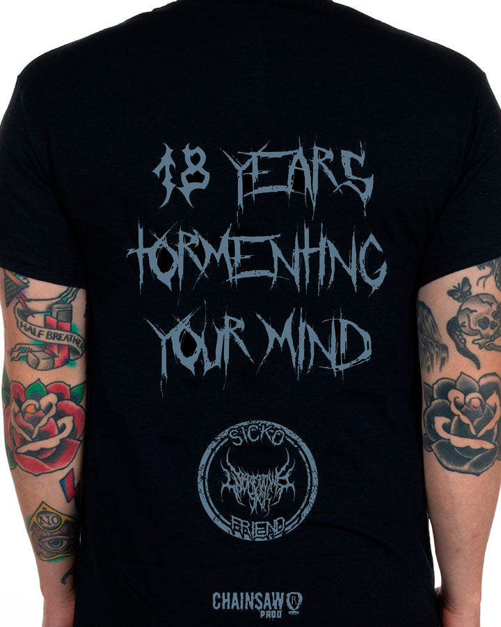 INBREEDING SICK - 18 years Tormenting your Mind - Camiseta
