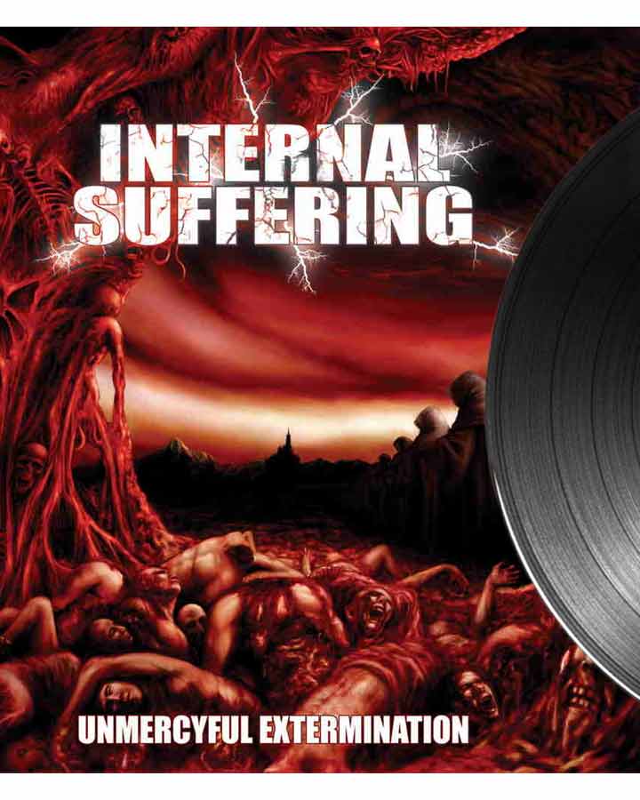 INTERNAL SUFFERING - Unmercyful Extermination black - LP