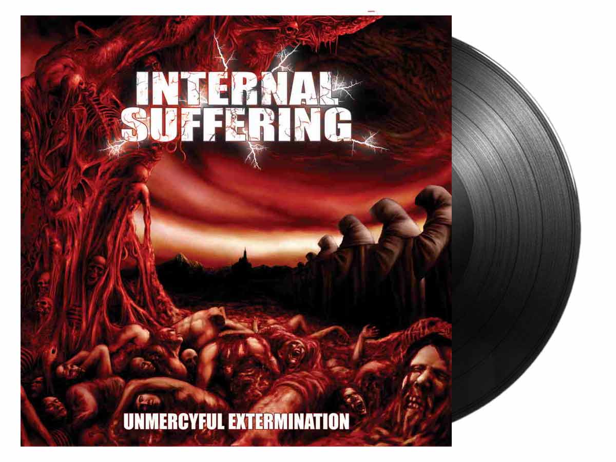 INTERNAL SUFFERING - Unmercyful Extermination black - LP