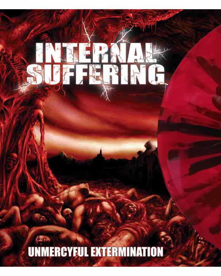INTERNAL SUFFERING - Unmercyful Extermination Red - LP 
