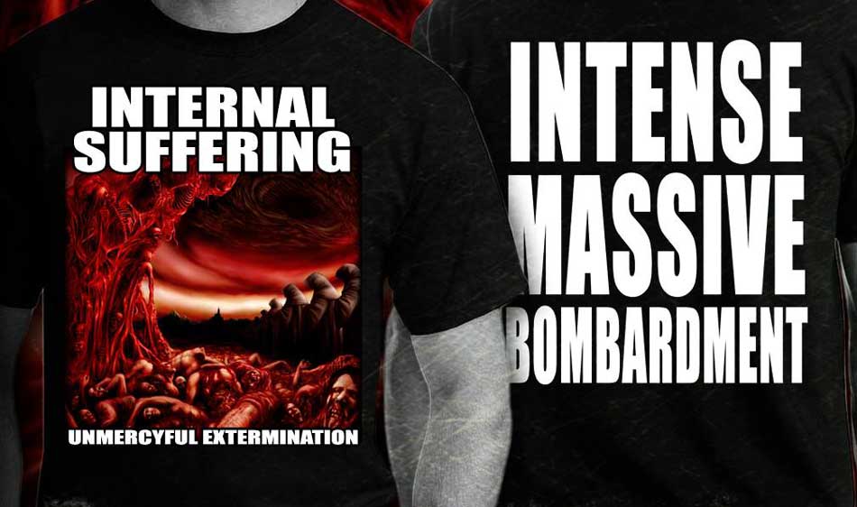 INTERNAL SUFFERING - Unmerciful Extermination- Camiseta