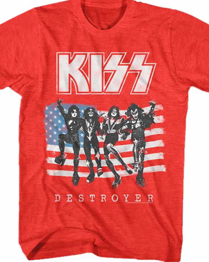 KISS - Destroyer Red - Camiseta M