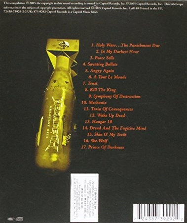 MEGADETH - Back to the Start - CD