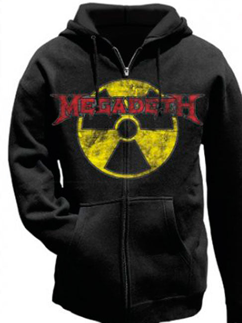 MEGADETH - Radioactive Yellow Hoodie - Buso
