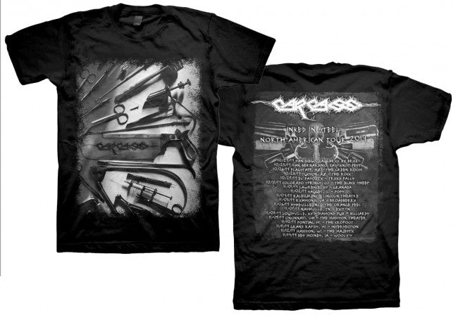 CARCASS - Tools 2014 Tour Dates - Camiseta