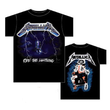 METALLICA - Ride The Lightning - Camisetas