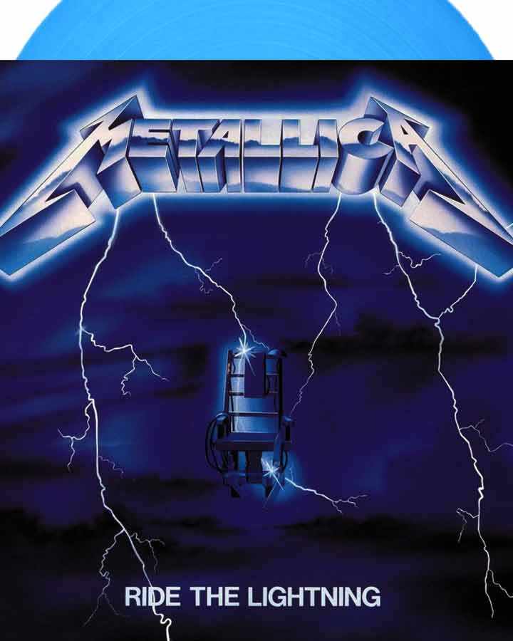 METALLICA - Ride the Lightning blue - LP