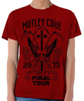MOTLEY CRUE -  Final Tour Tattoo Slim Fit Red - Camisetas