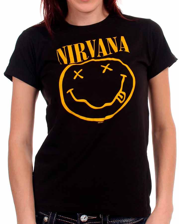 NIRVANA - Smile Tissue - Camiseta Mujer - S