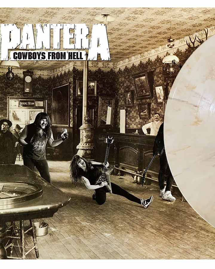 PANTERA - Cowboys from Hell (white marble) - LP