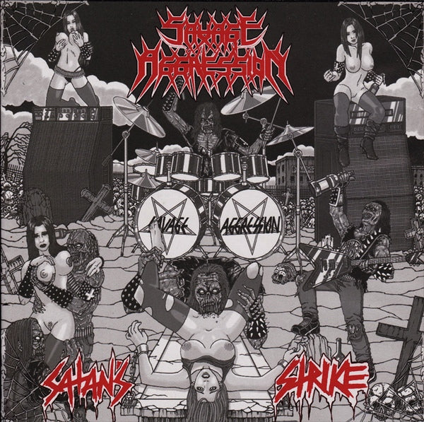 SAVAGE AGGRESSION  - Satans Strike - CD