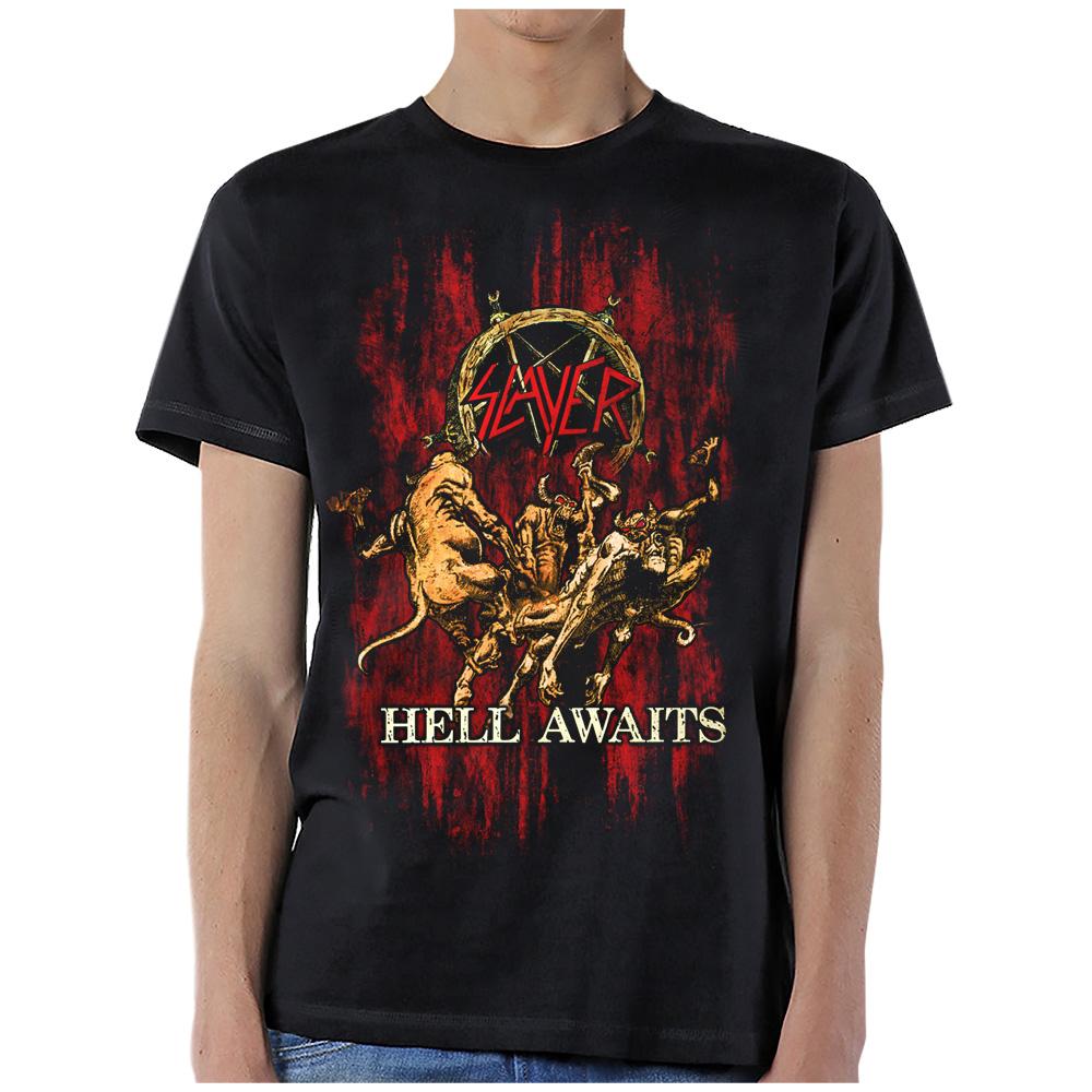 SLAYER - Hell Awaits Blood - Camiseta - S