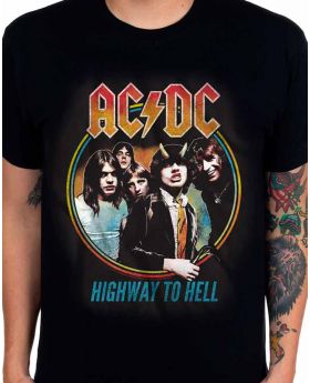 AC/DC - Highway to Hell tricolor - Camiseta