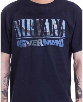 NIRVANA - Nevermind Playlist azul - Camiseta