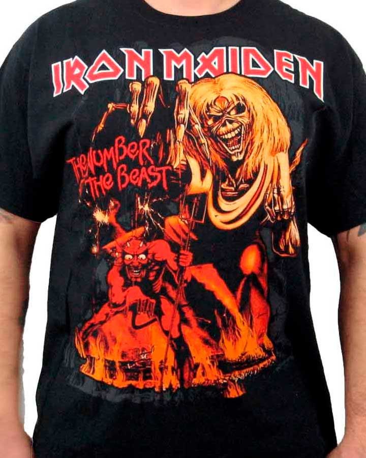 Desviarse título simplemente IRON MAIDEN - Number of the Beast - Camiseta