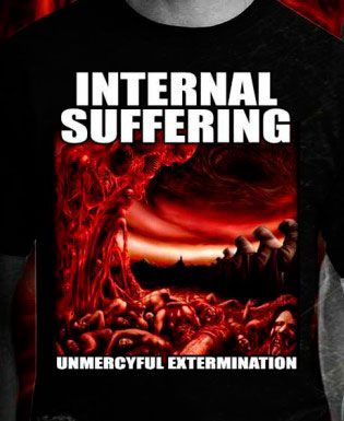 INTERNAL SUFFERING - Unmerciful Extermination- Camiseta